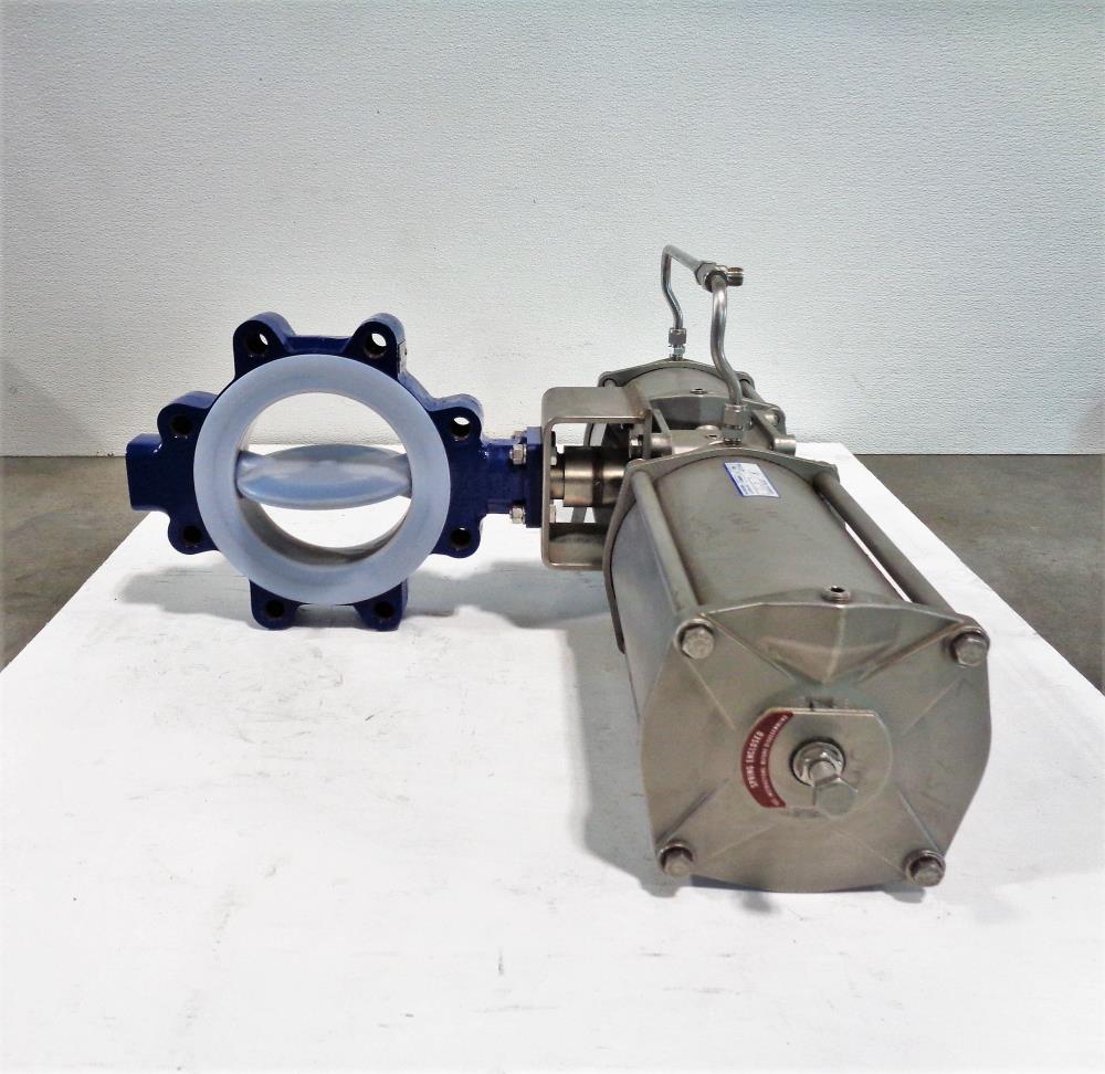 Amri KSB 6" 150# PTFE Butterfly Valve TI 31KFS9CE07 w/ Morin Actuator